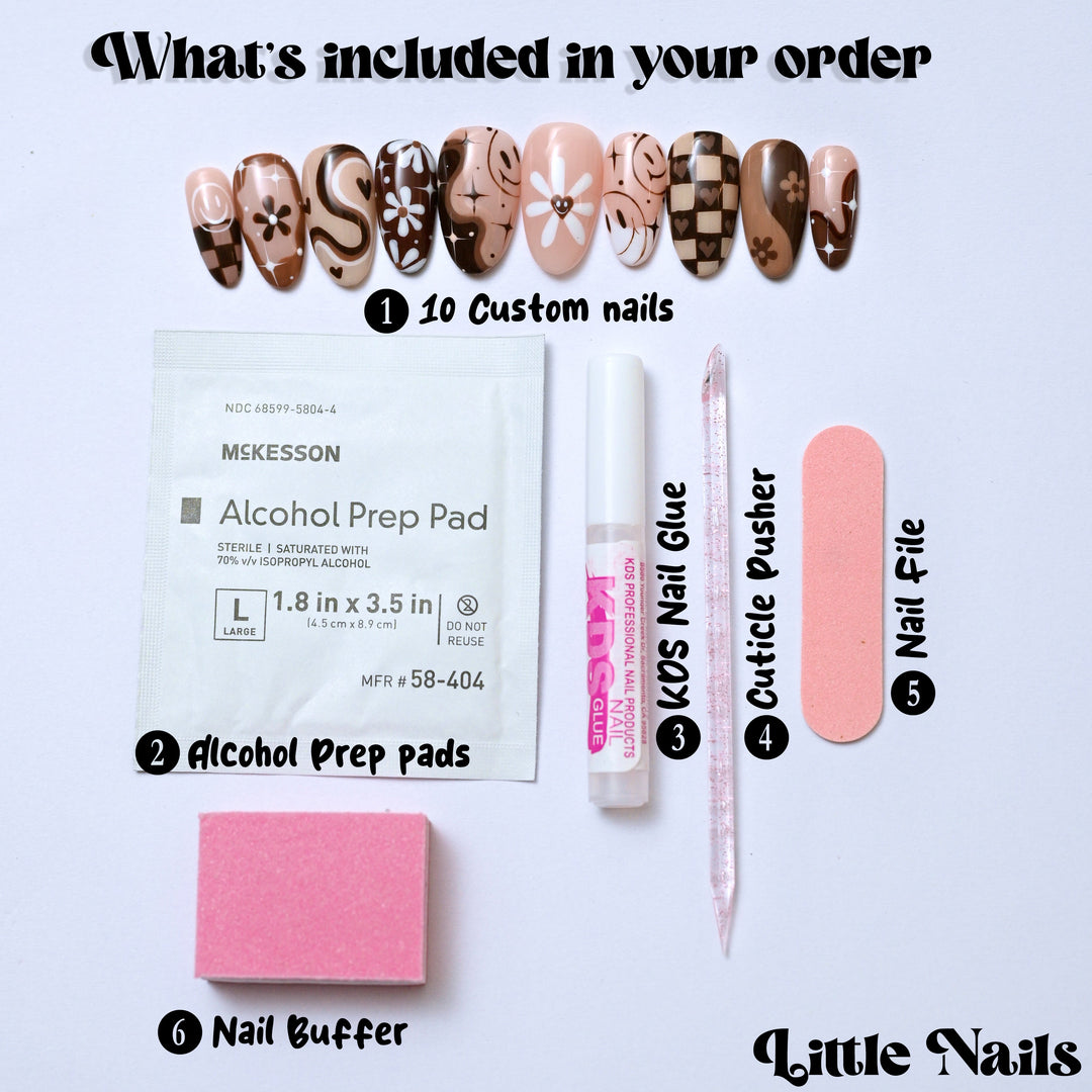 Coquette Pink Set | Little Nails Custom Press on Nails